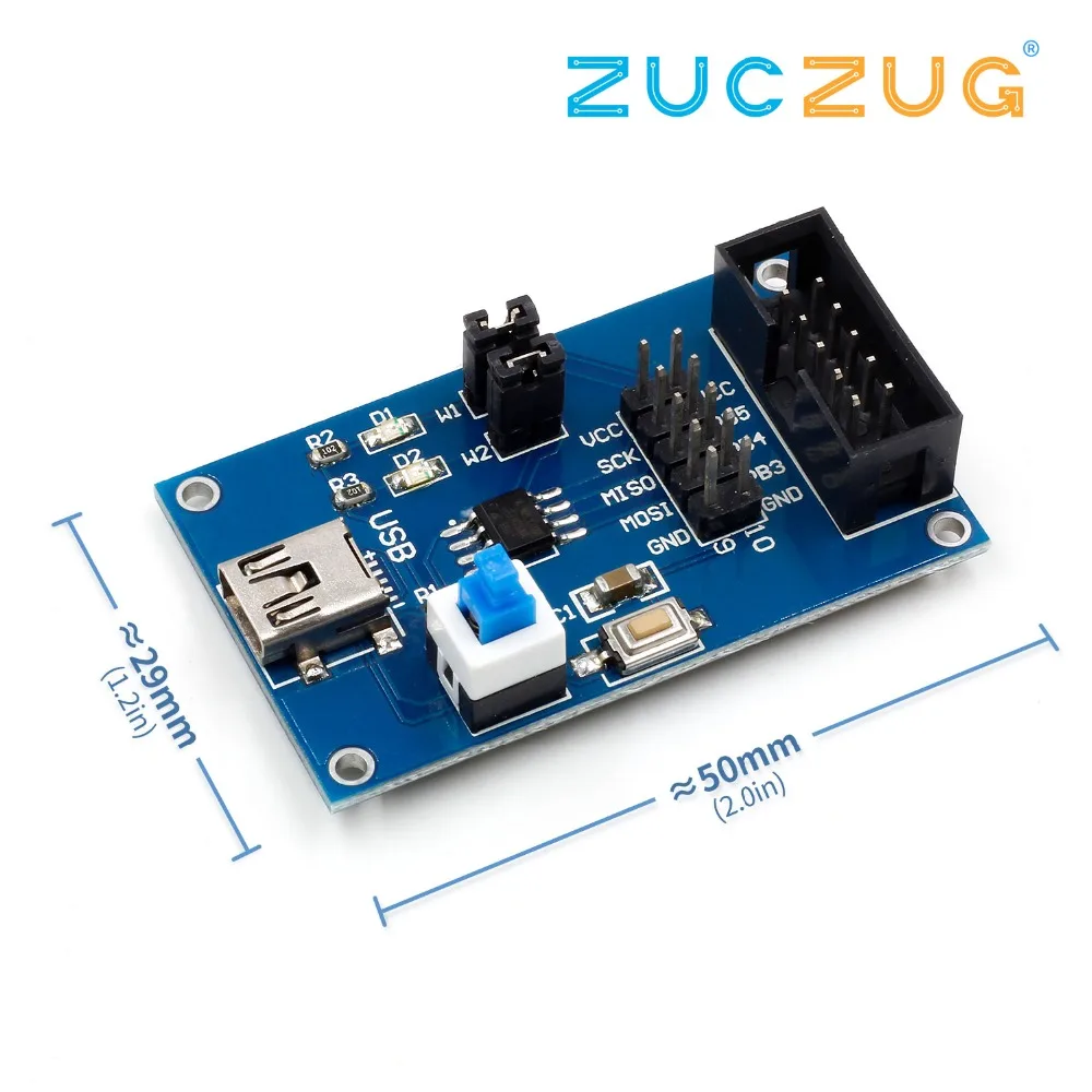 1 шт. ATtiny13 AVR макетная плата основная минимальная система | Электронные компоненты