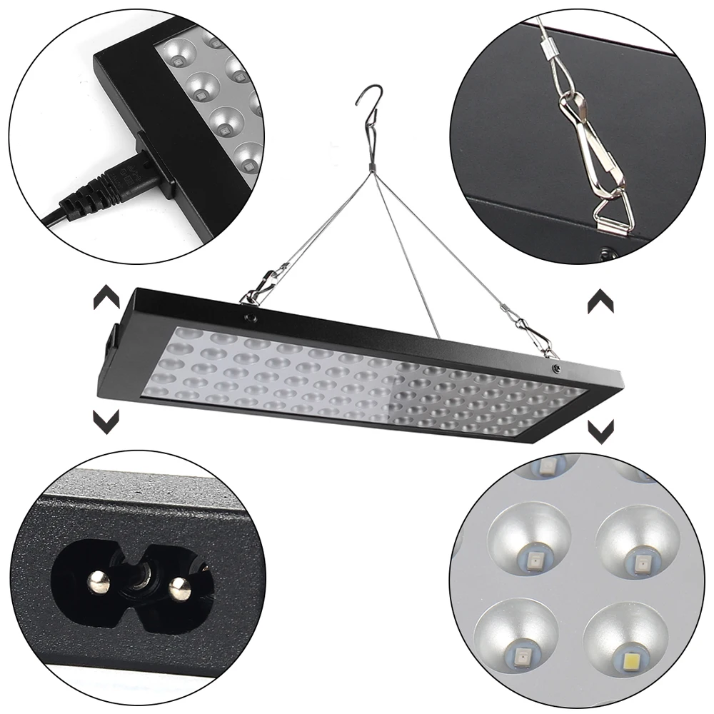 AC85 265V светодиодный Grow Lights выращивание комнатных растений свет с полным спектром