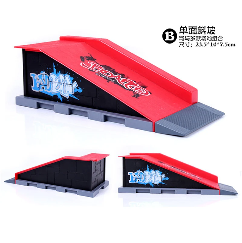 Модель B Finger скейтборд парк/скейтборд парк запчасти для Tech Deck Fingerboard и Board | Игрушки