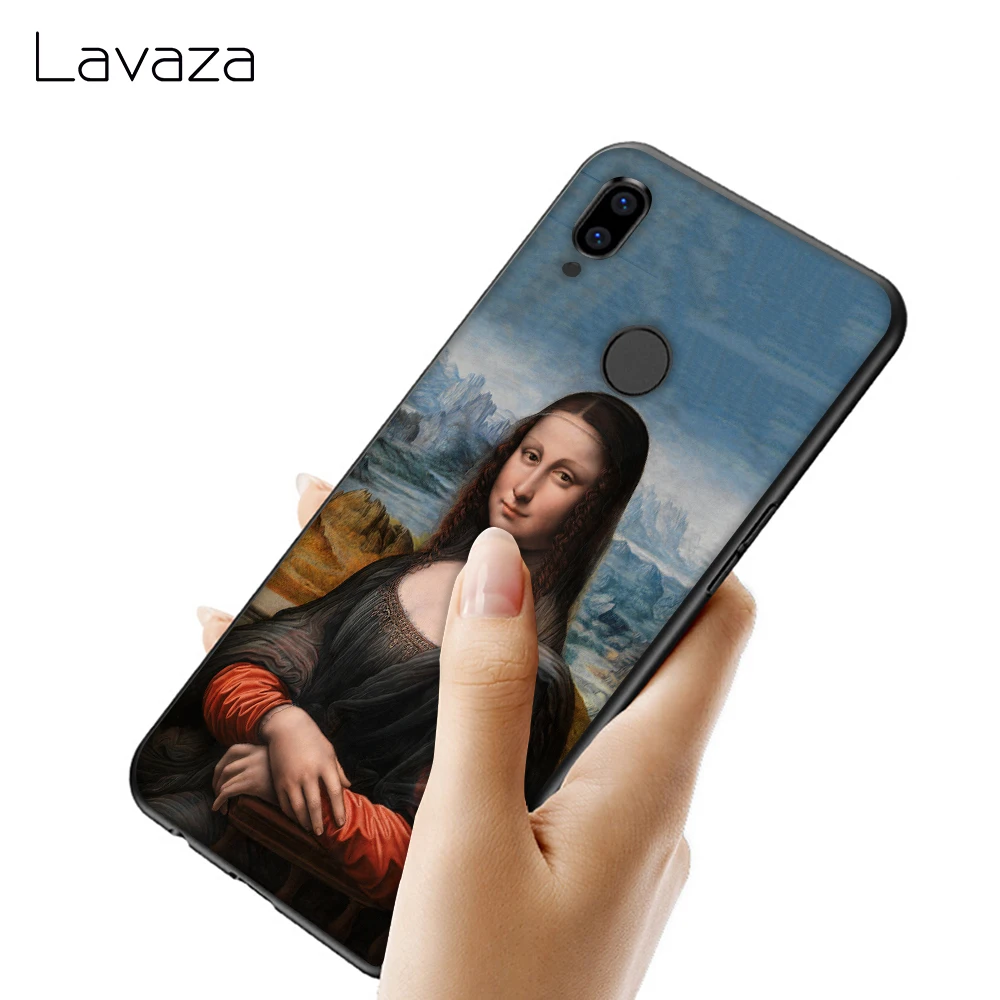 Мягкий ТПУ чехол Lavaza Mona Lisa Art David для Huawei Honor 10 8 9 Lite 6A 7A Pro 7c 7x 8c 8x Nova 3 3i Y5 Y9 Y6 Y7 Prime |