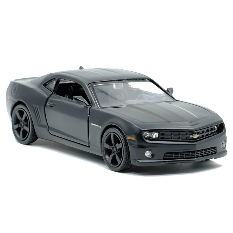 RMZCITY крутой черный спортивный автомобиль Camaro 1:36 модель литая автомобиля из