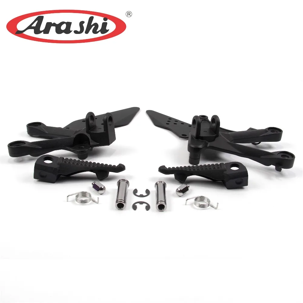 Мотоциклетные Передние Подножки ARASHI подножки педали для KAWASAKI NINJA ZX 6R 2005 2008 ZX6R 2006