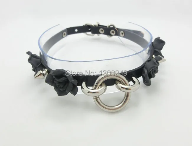 Модное сексуальное ожерелье чокер из искусственной кожи в стиле Харадзюку панк