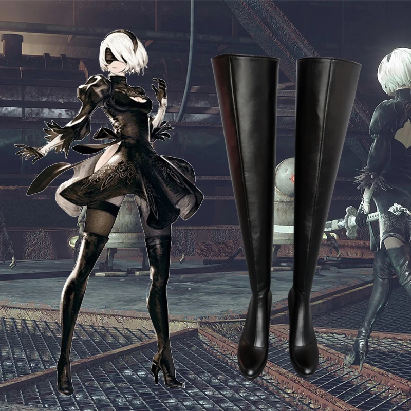 NieR: Automata YoRHa No. 2 Тип B костюм унисекс для костюмированной вечеринки модная женская