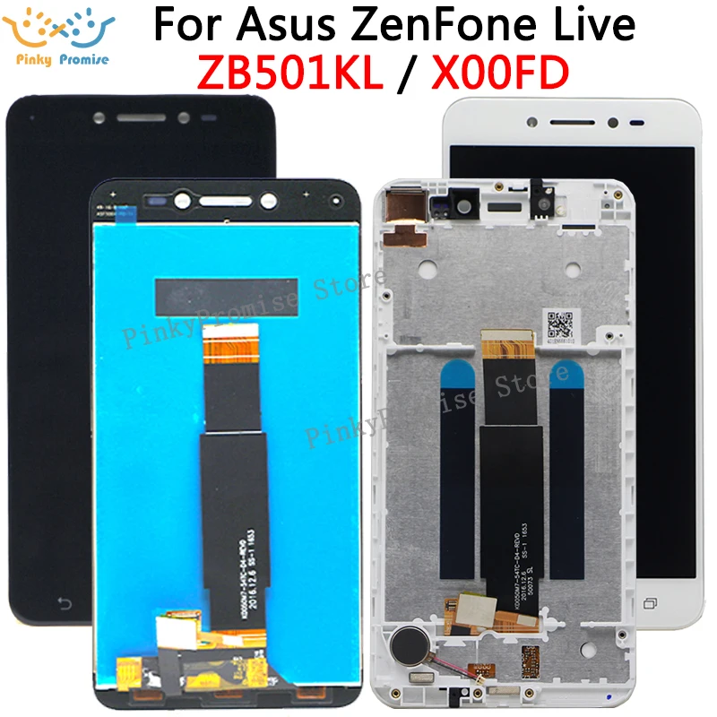 ЖК-дисплей с сенсорным экраном для Asus Zenfone Live ZB501KL 5 дюймов 1920x1080 IPS X00FD запасной |