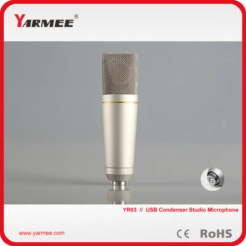 Бесплатная доставка проводной Podcast вокал Музыкальные инструменты USB