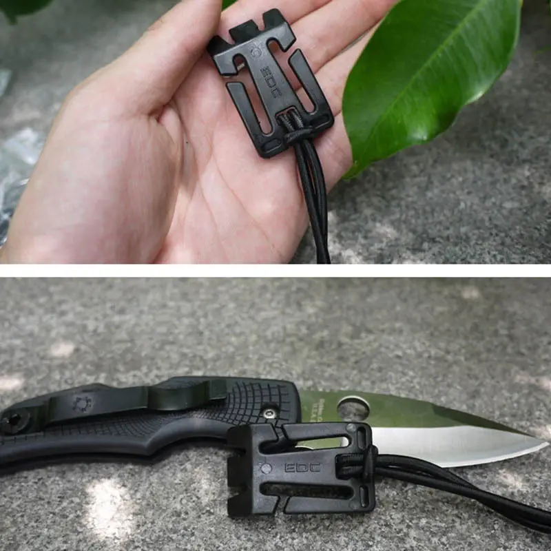 Горячая 2 шт Распродажа Пряжка для шнура зажим Молле тесьма Эластичный Шнур