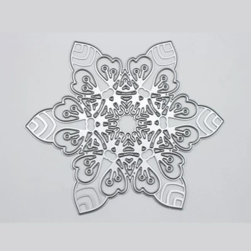 YINISE металлические режущие штампы для трафареты скрапбукинга пятиконечная