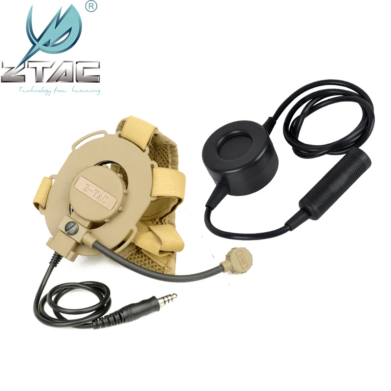 Z TAC тактическая гарнитура Bowman Evo III Z Tac страйкбол наушники для охоты Z029 военные наушники Bowman PTT для Kenwood Z114