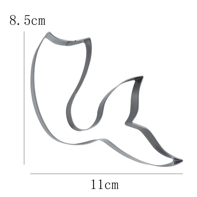 1 шт. форма для печенья хвост русалки|Инструменты выпечки печенья| |