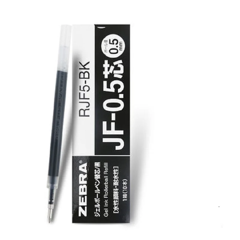 Запасные стержни для гелевых ручек ZEBRA JJ15 0 5 мм 10 шт./лот|Стержни ручек| |