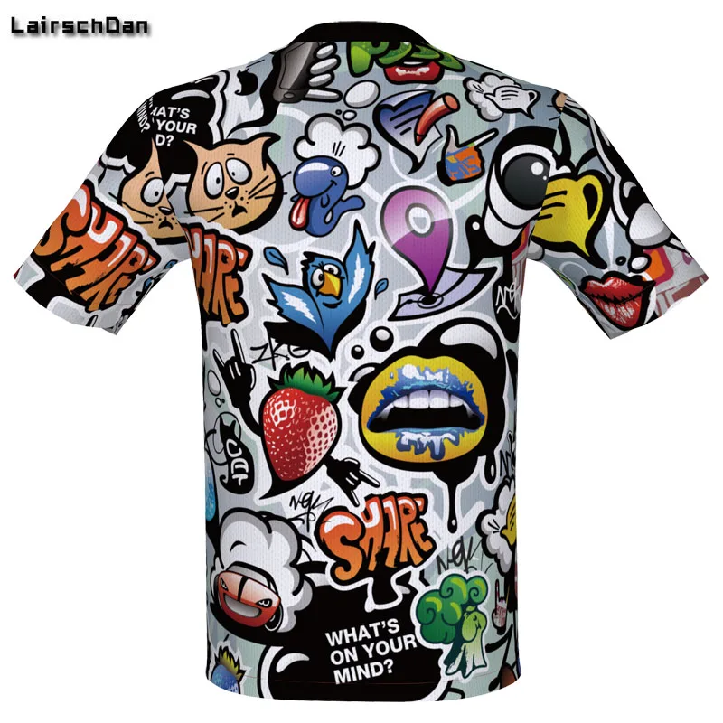 Смешная футболка SPTGRVO LairschDan 2019 с коротким рукавом горный Джерси MX DH MTB Эндуро