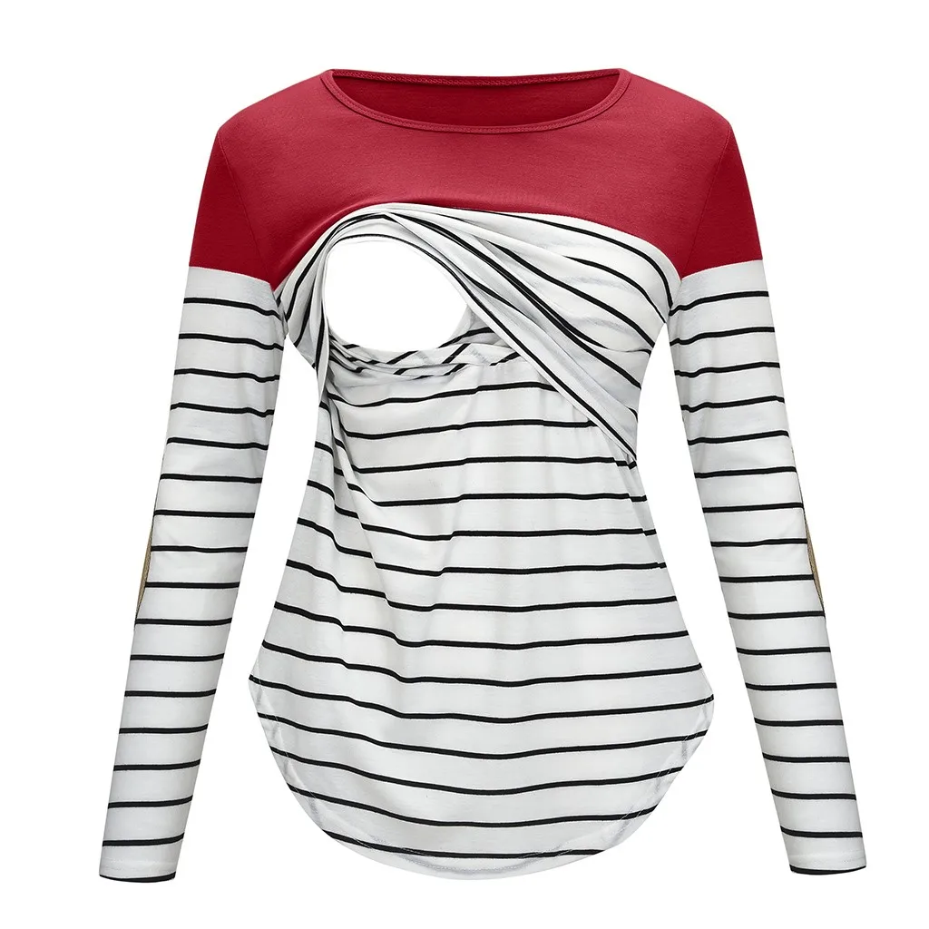 Новинка 2019 женская одежда для мам беременных блуза ropa de mujer рубашка кормящих с