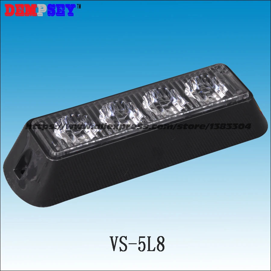 VS-5L8 LED head light for car, Car LED surface mount kits, TIR-4 3W LEDs, 18 flash patterns, Super Bright LED grill light