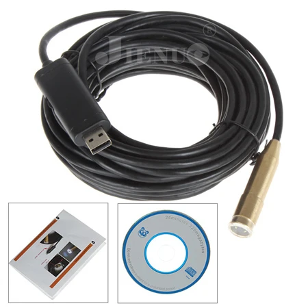 Водонепроницаемый USB-эндоскоп 10 м 4 светодиода IP67 | Безопасность и защита