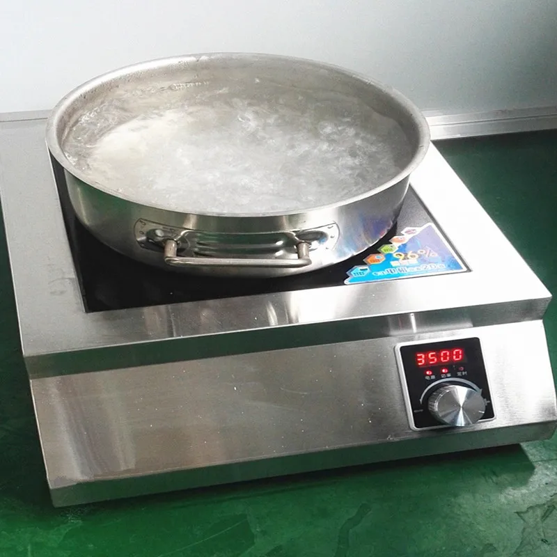220V Коммерческая Индукционная Плита 5000w самолет высокого Мощность суп тушеная
