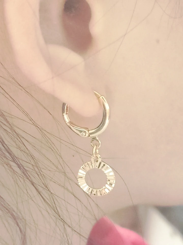 New Earrings Fashion Personality Circle Rivets Best Selling Simple Popular Gold Geometric Wild Jewelry Wholesale | Украшения и