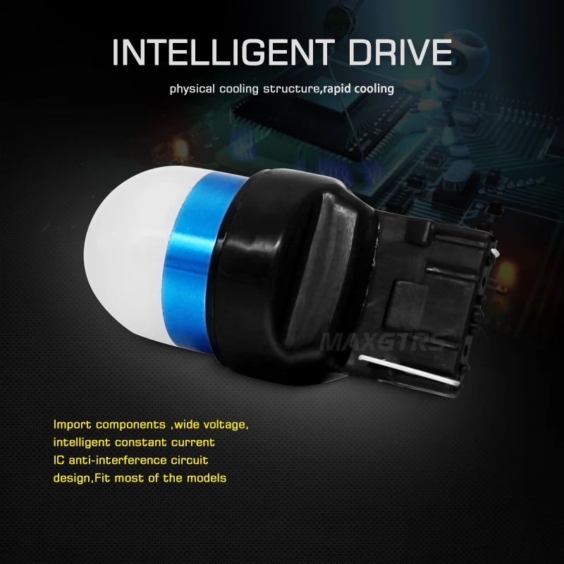 2x T20 7440 7440NA W21W 3030 светодиодный DRL обратный светильник Обратный фонарь стоп-сигнал сигнальная Поворотная лампа светильник белый желтый красный