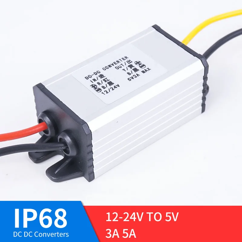 DC 12 24V до 5V 3A 5A источник питания высоковольтный преобразователь Buck регулятор для
