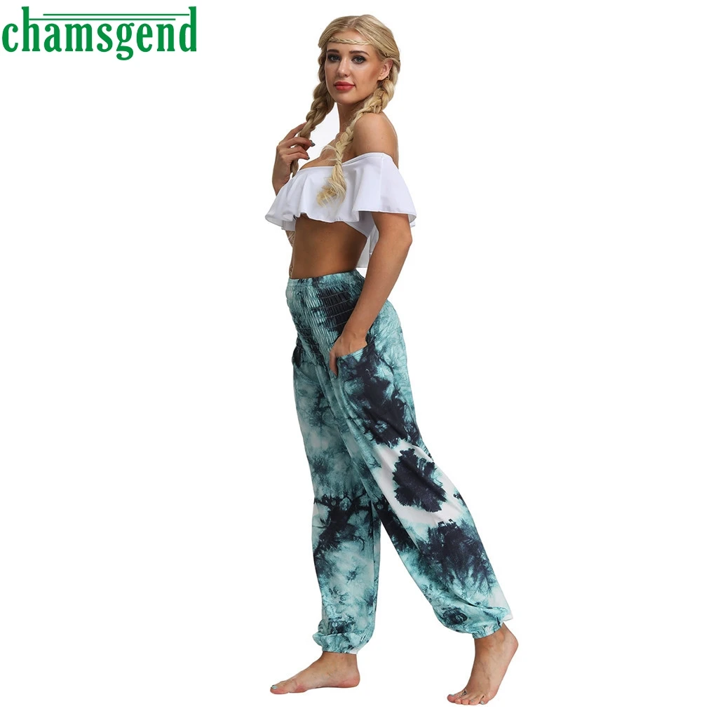 CHAMSGEND, штаны для йоги, мужские, женские, свободные, спортивные, с принтом, брюки для йоги, повседневный комбинезон, брюки-карандаш, для спорта, бега, фитнеса, спортзала, леггинсы