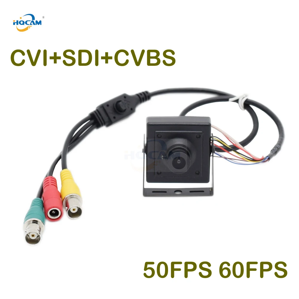 HQCAM Mini CVI Cameera 50fps 60fps + SDI CVBS 1080P ИК камера Звездная Panasonic датчик WDR камера|Камеры