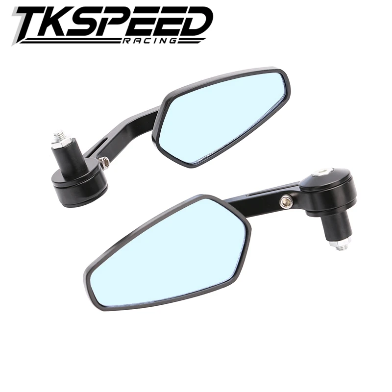 TKSPEED- 7/8&quot Handlebar Side end Mirrors Rearview Cruisers Choppers Motorcycle Street Bikes Aluminum Stem | Автомобили и