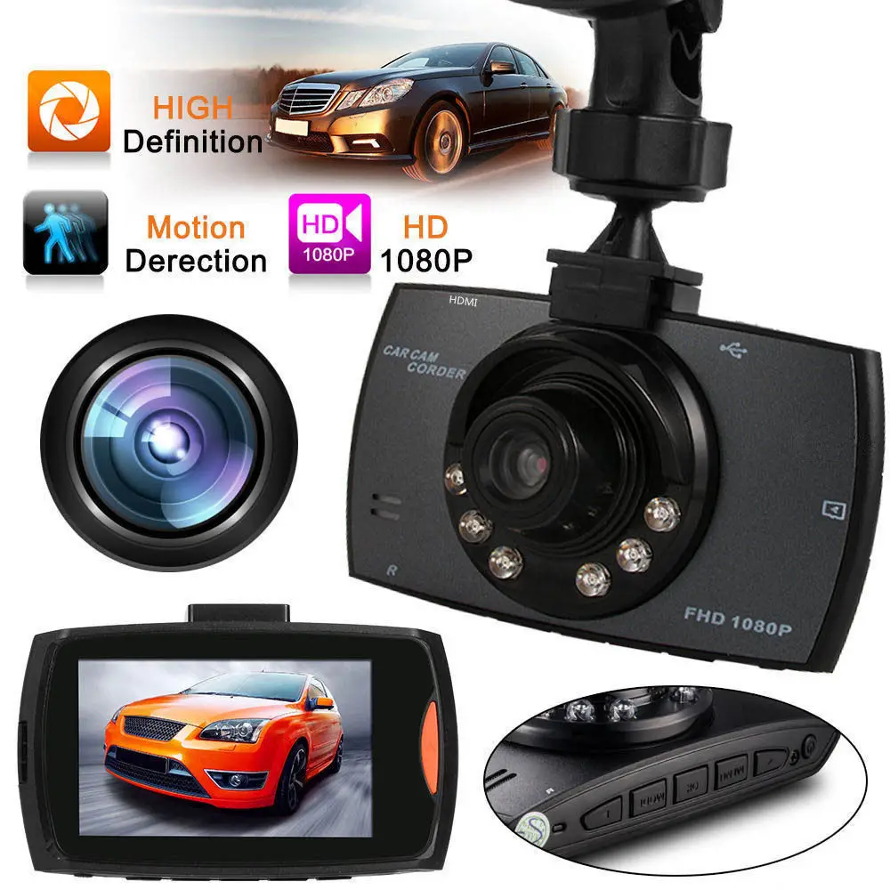 2 7 дюймовый видеорегистратор для вождения автомобиля цифровой DVR видеокамера 1080P