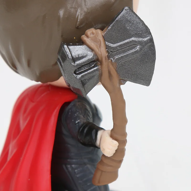 8 шт./компл. с принтами "Marvel", "Мстители", завершающей аниме танос Капитан Америка «Железный человек», «Человек-паук», «Халк», Капитан Америка Тор фигурка игрушки
