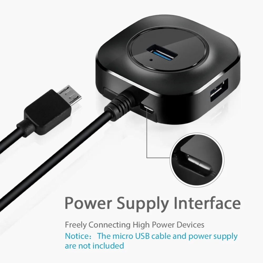 Концентратор USB 3 0 2 разветвитель с несколькими USB-портами для ПК расширитель 4