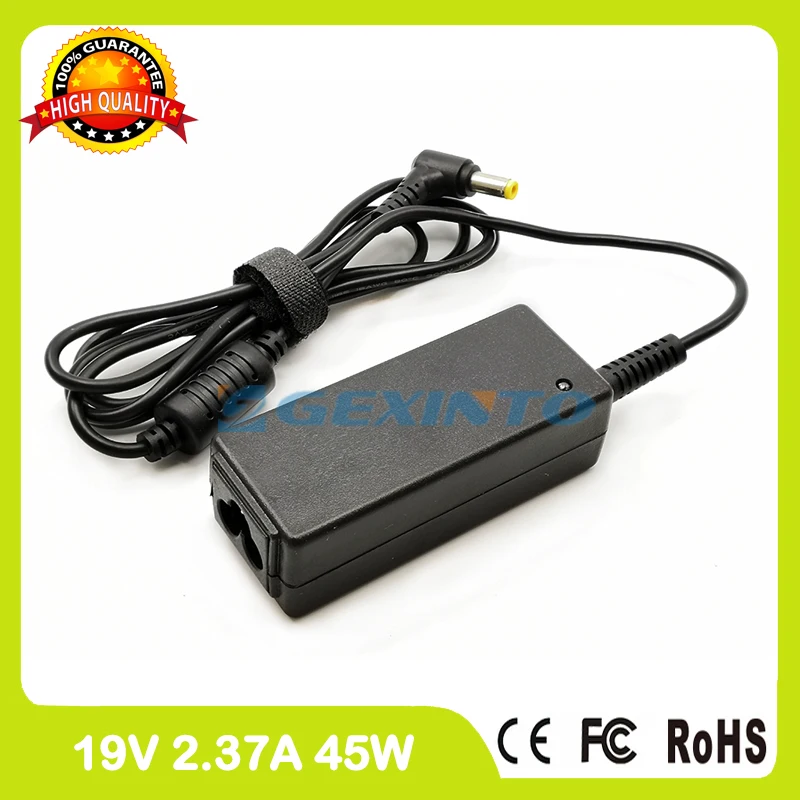 19V 2.37A 45W ноутбук переменного тока зарядное устройство для Toshiba Satellite Pro R40-C-103 R40-C-105