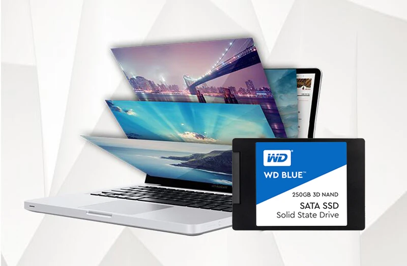 WD Blue-3D NAND PC SSD 250 GB Внутренний твердотельный жесткий диск SATA 3,0 6 ГБ/сек. 2," 540 МБ/с. 250G ноутбук Desktop
