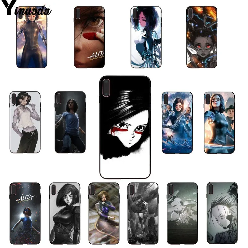 Yinuoda Alita Battle Angel DIY Окрашенные красивые аксессуары для телефонов Чехол Apple iPhone 8 7 6 6S