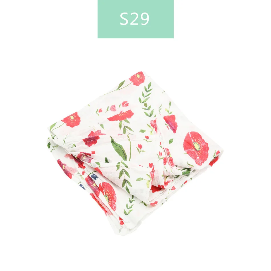 S29-muslin swaddle Elinfant муслиновое детское Пеленальное Одеяло для новорожденных, вискозное стрейчевое вязаное обертывание, гамак, пеленание, обивка, обёрточная бумага, банное полотенце - Цвет: S29-muslin swaddle