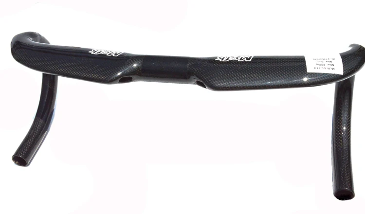 Mcfk Superlight полный 3K Углеродное волокно руль велосипеда запчасти AERO 31 8 мм 400 420 440