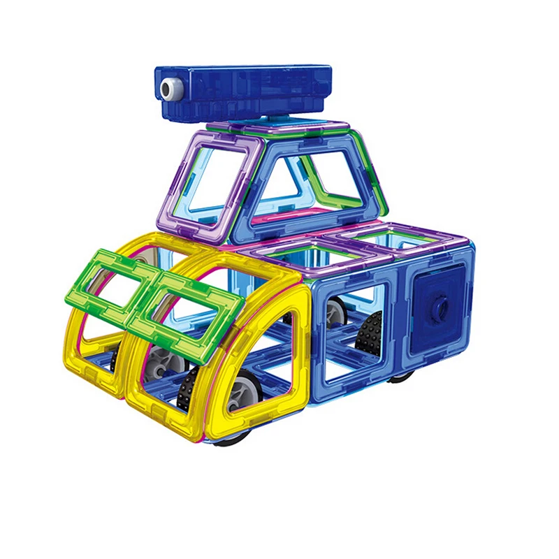 Новинка 2017 Магнитный конструктор строительные 3D блоки детские развивающие