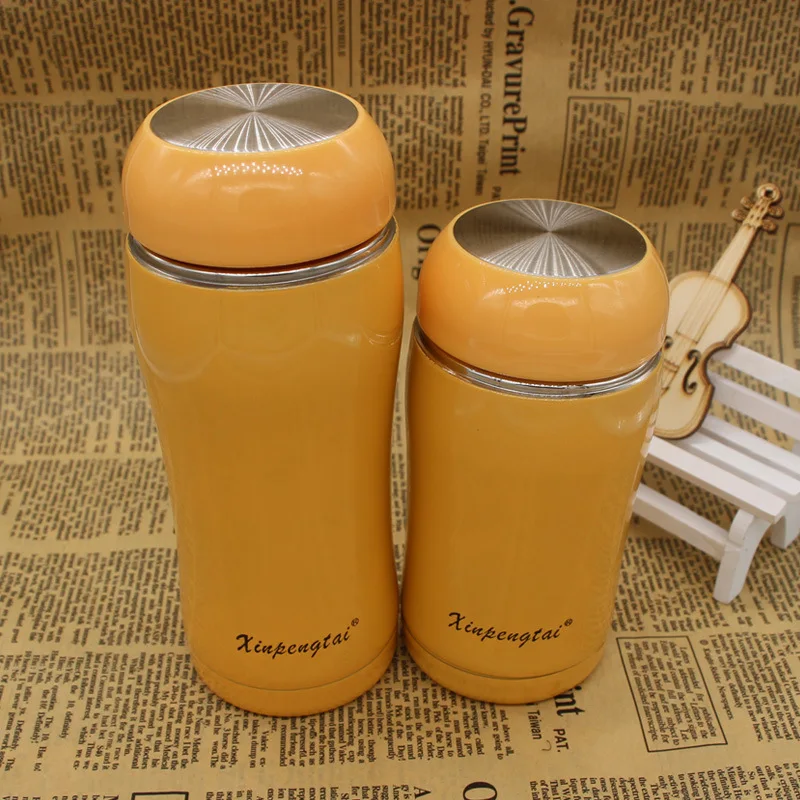 Children Candy Color Stainless Steel Bottle Cute Hot Water with Portable Double Thermal Insulation | Дом и сад