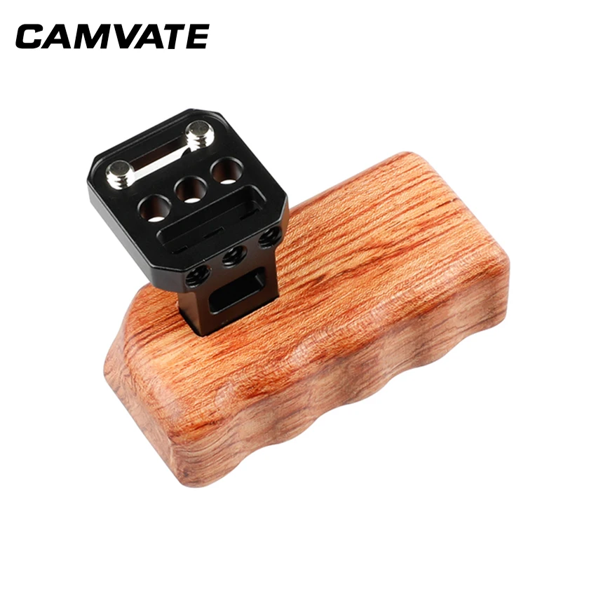 Рукоятка с деревянной ручкой CAMVATE (справа) 1/4 дюйма для Panasonic Серии GH C1649|Аксессуары