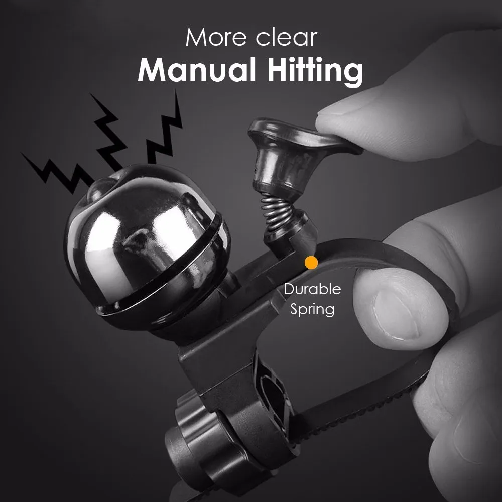 MICCGIN Чистый медный звонок для велосипеда Портативный Мини Ручной хит 90DB 360