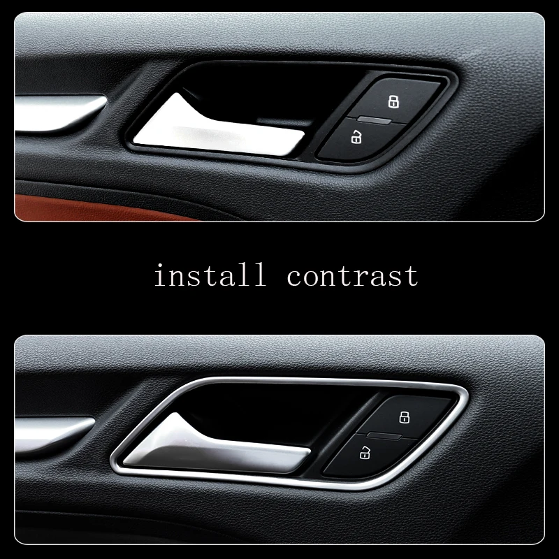 Хромированная нержавеющая отделка чаши для салона автомобиля внутренняя