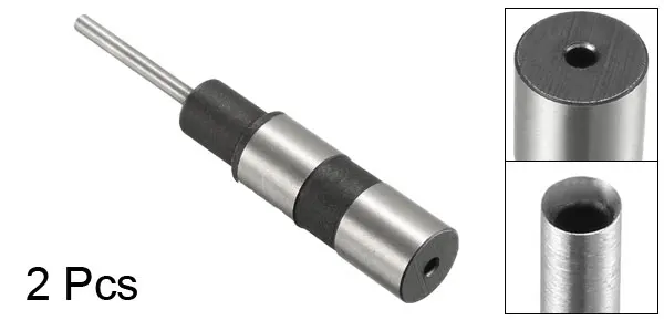 2.5mmx65mm Uxcell 2 шт. 2,5-10 мм x 65-75 мм полое сверло для бумаги, для конического хвостовика перфоратора, перфоратор, сверлильный инструмент, электрическая дрель - Цвет: 2.5mmx65mm