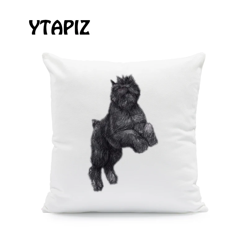 Персонализированная Милая наволочка для собаки Schnauzer Golden Retriever Greyhound