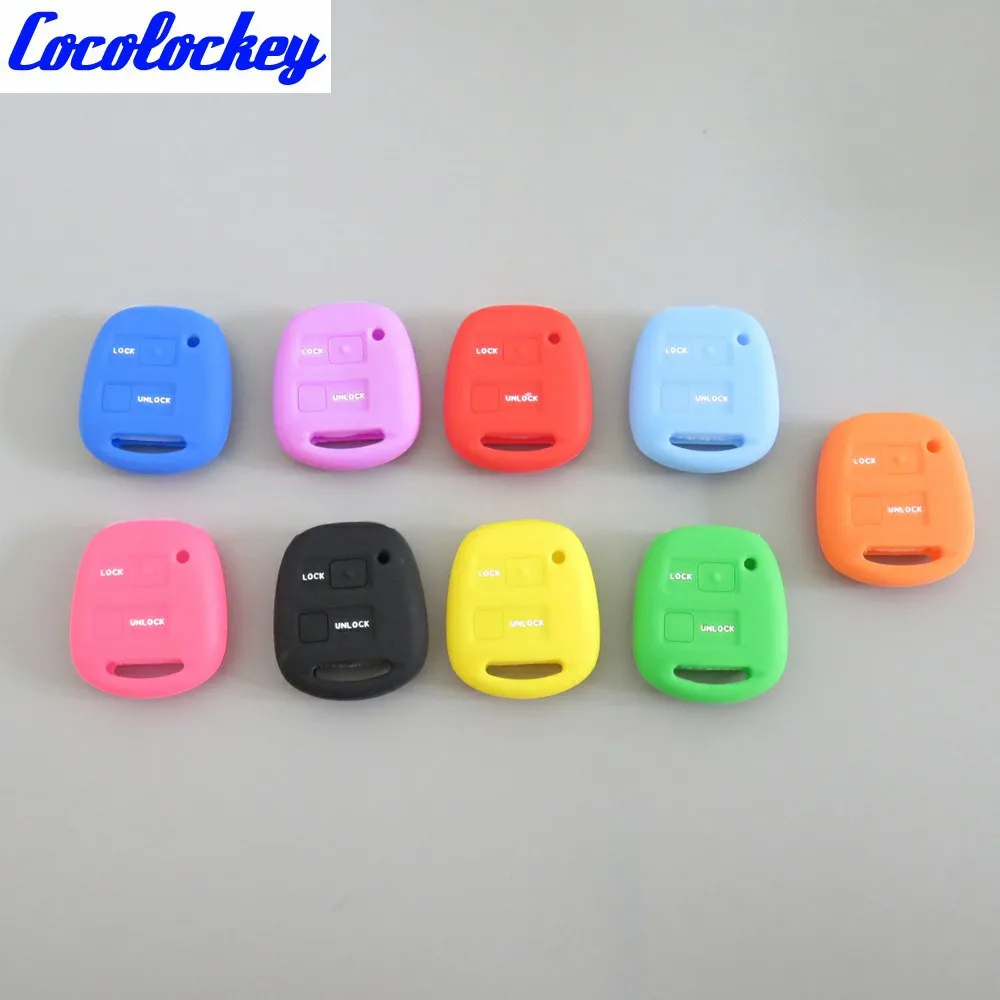 Cocolockey силиконовый чехол для ключей TOYOTA CAMRY CELICA PRIUS YARIS RAV4 COROLLA без логотипа|fob