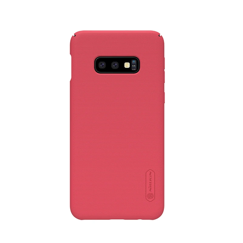 For Samsung Galaxy S10e case cover global S10e back cover Super Frosted protective case samsung s10e Nillkin original case - Цвет: Red