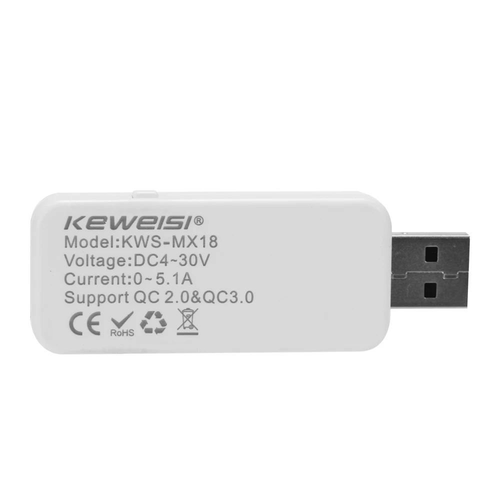 Mini Digital Voltmeter Voltage USB Tester 4-30V Current Indicator Meter Ammeter Detector Power Bank Charger Indicator