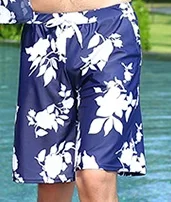 Blue Mens Shorts Парные купальные костюмы из 3 предметов, комплекты бикини, одноцветные мужские пляжные шорты, купальный костюм с принтом для влюбленных, сексуальный комплект бикини - Цвет: Blue Mens Shorts