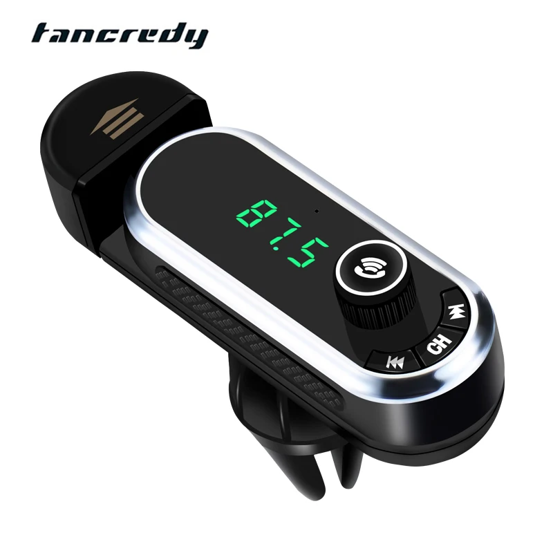 Автомобильный FM трансмиттер Tancredy с Bluetooth автомобильный комплект громкой связи