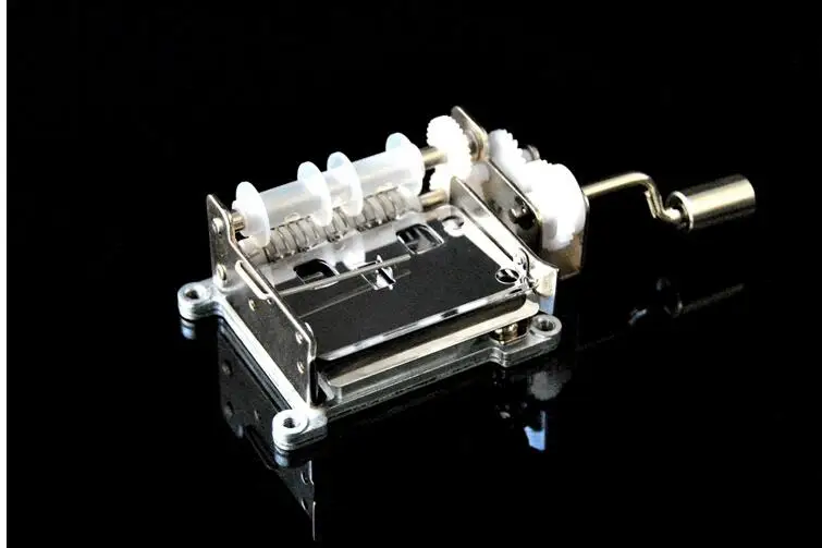 50 наборов DIY ручной коленчатый музыкальный ящик набор движений с отверстием для перфорации бумаги ленты коллекционные вещи DIY ваша песня Мелодия США