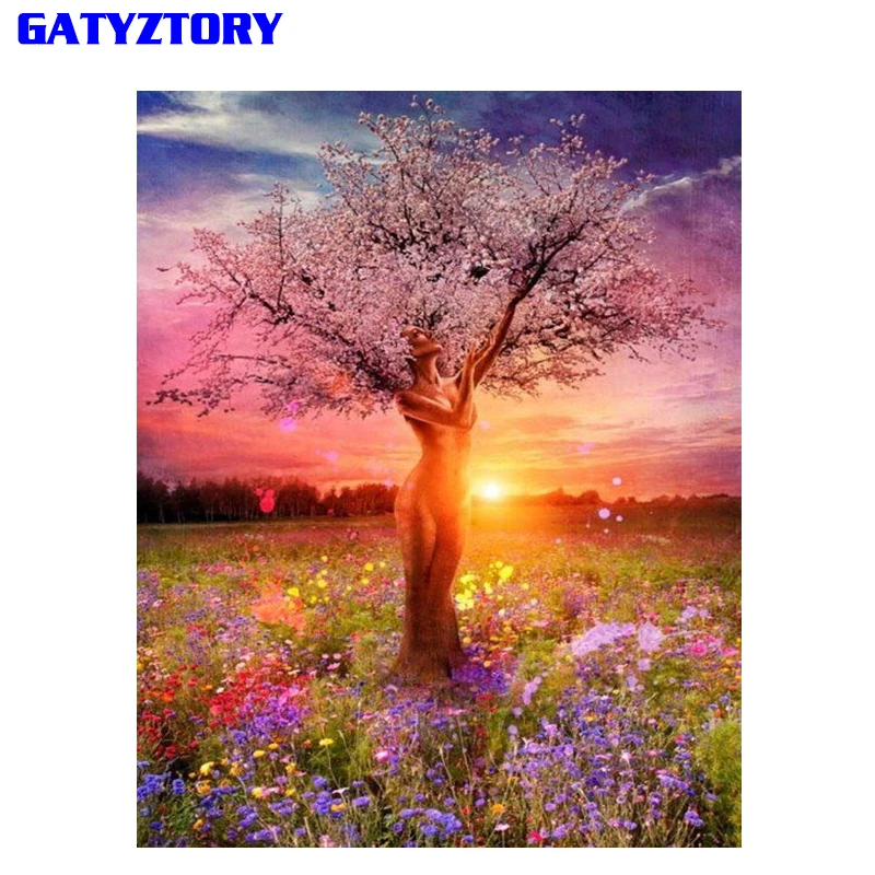 Набор для рисования по номерам на холсте без рамки 40 х50 см|oil painting|hand painted oil paintingdiy