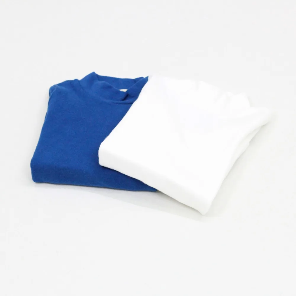 Лидер продаж из 100% хлопка детская футболка водолазка с длинными рукавами