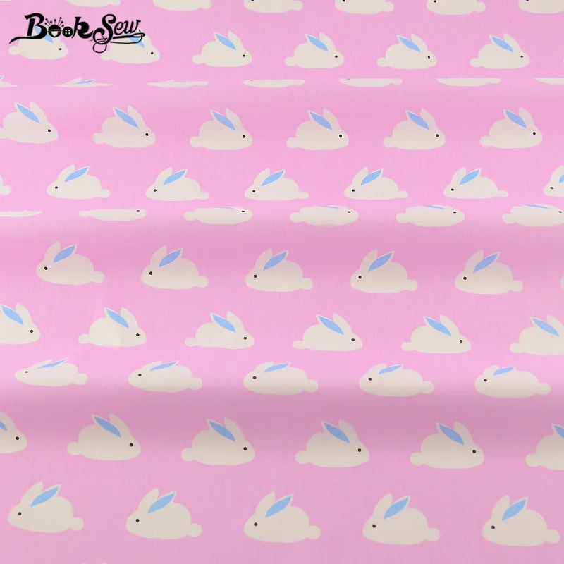 Booksew Высококачественная розовая цветная домашняя текстиль швейная ткань Tela для